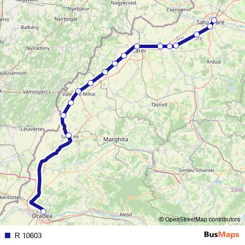 R 10603 rail Line Map
