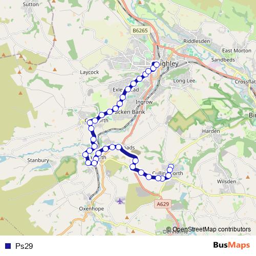 Ps29 bus Line Map