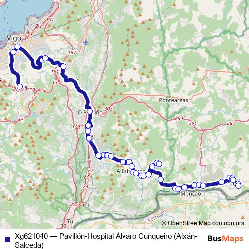 Xg621040 bus Line Map