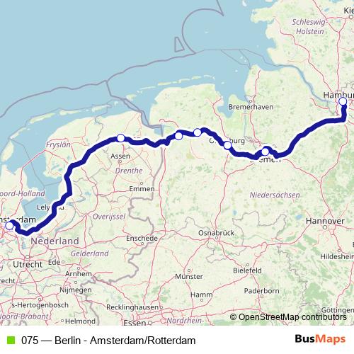 075 bus Line Map