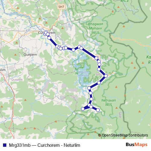 Mrg331mb bus Line Map