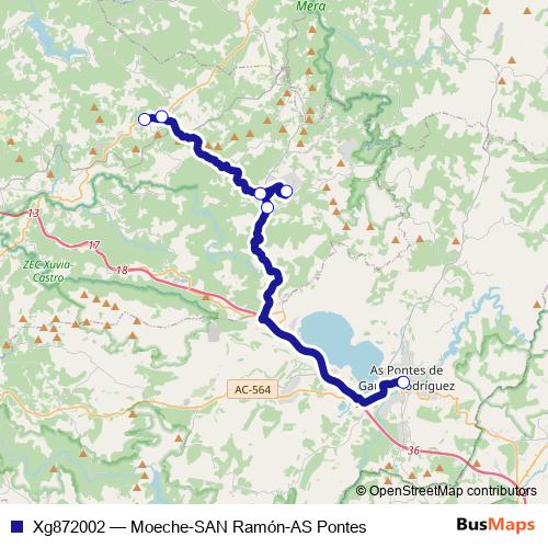 Xg872002 bus Line Map