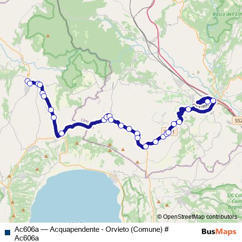 Ac606a bus Line Map