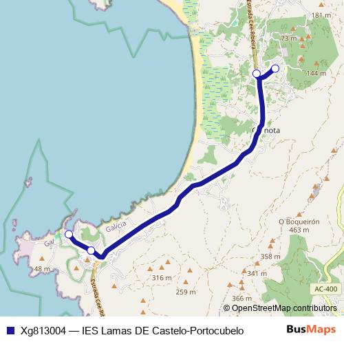 Xg813004 bus Line Map