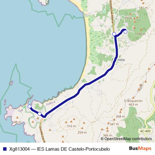 Xg813004 bus Line Map