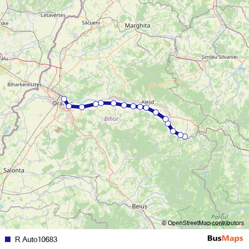 R Auto10683 bus Line Map