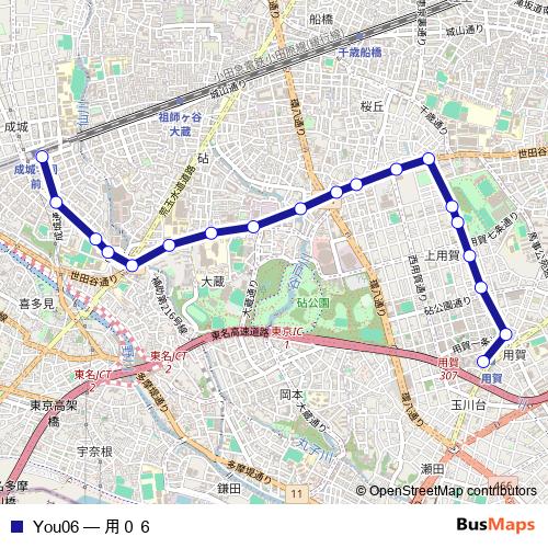You06 bus Line Map