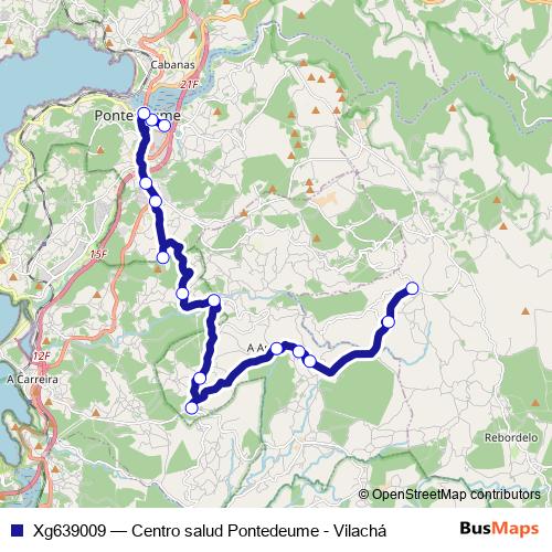 Xg639009 bus Line Map