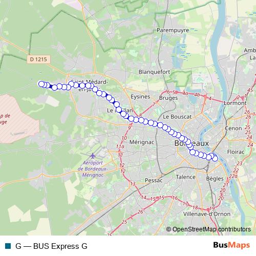 G bus Line Map