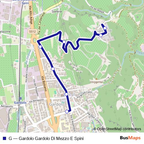 G bus Line Map