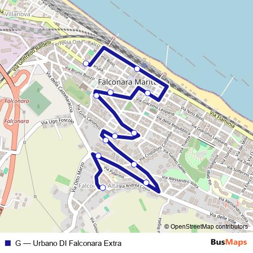G bus Line Map