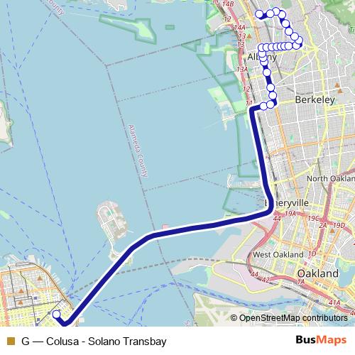 G bus Line Map