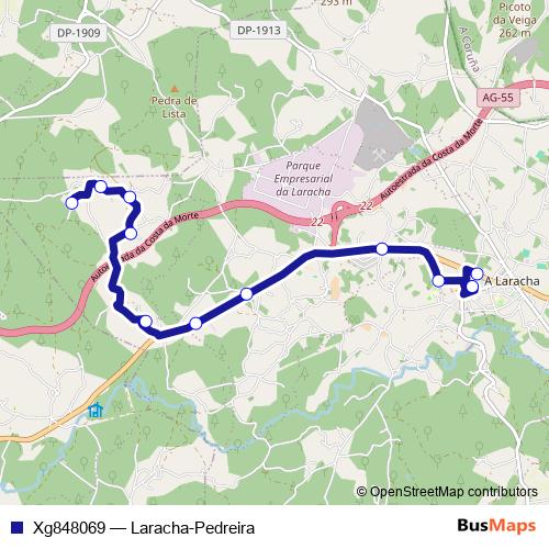 Xg848069 bus Line Map