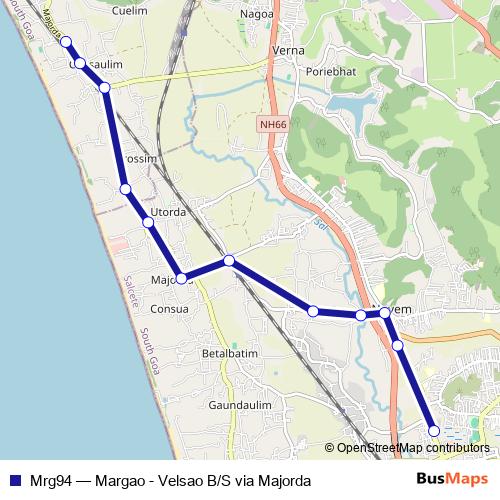 Mrg94 bus Line Map