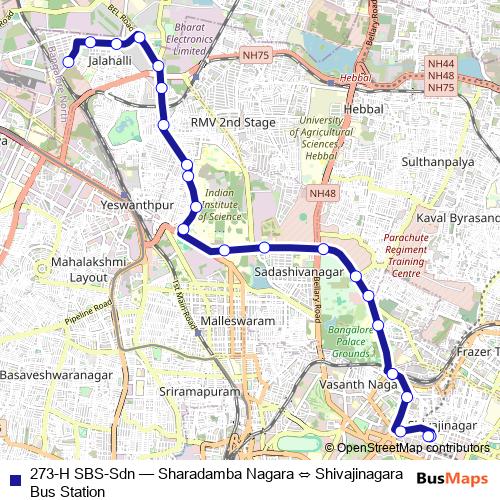 273-H SBS-Sdn bus Line Map
