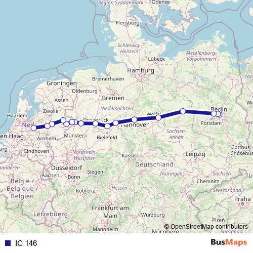 IC 146 rail Line Map