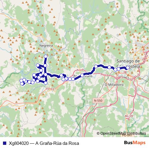Xg804020 bus Line Map