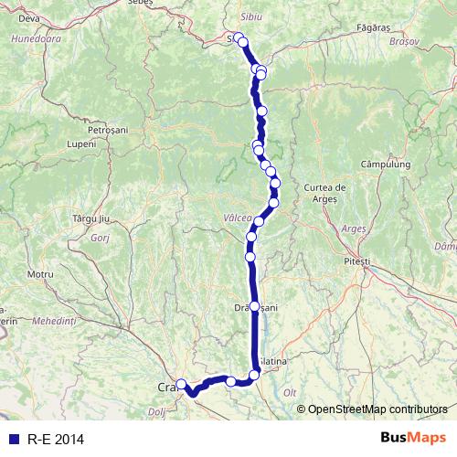 R-E 2014 rail Line Map