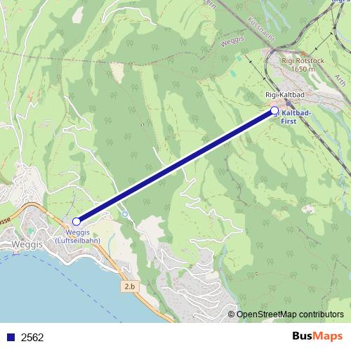 2562 cable-car Line Map