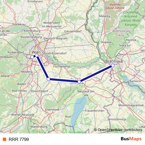 RRR 7799 rail Line Map