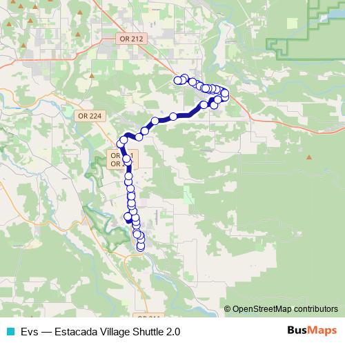 Evs bus Line Map