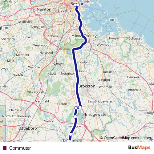 Commuter bus Line Map