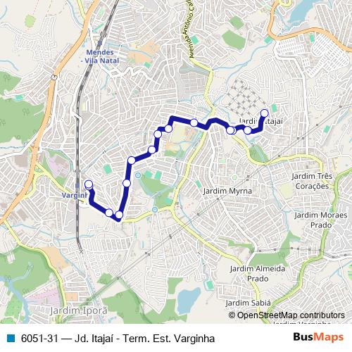 6051-31 bus Line Map