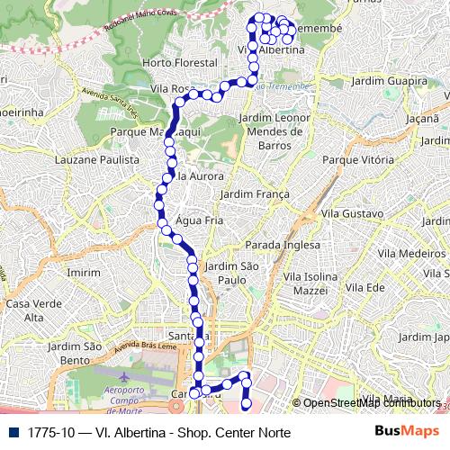 1775-10 bus Line Map