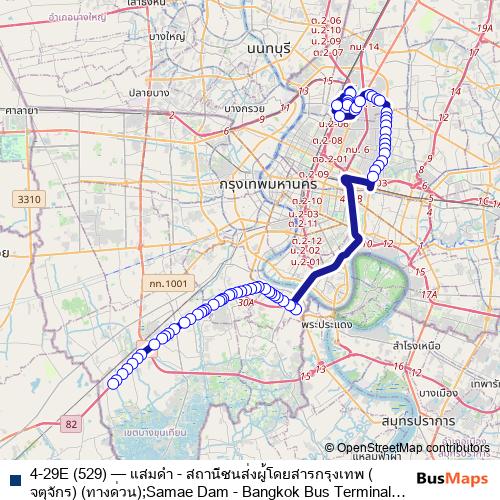 4-29E (529) bus Line Map