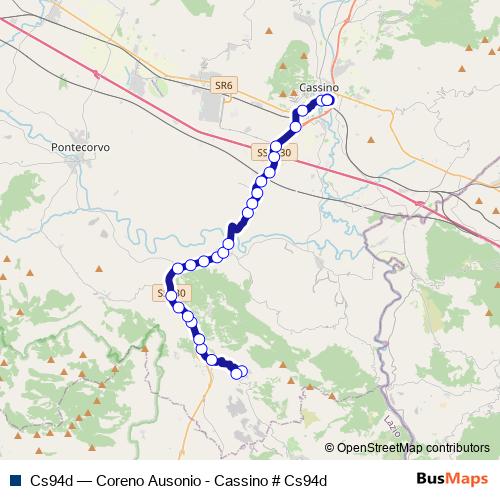 Cs94d bus Line Map