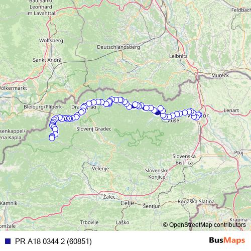 PR A18 0344 2 (60851) bus Line Map