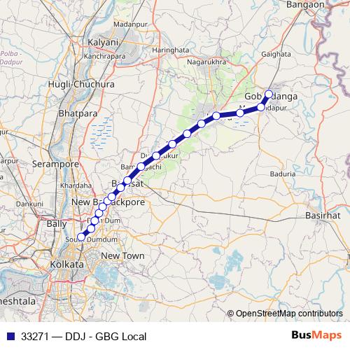 33271 rail Line Map