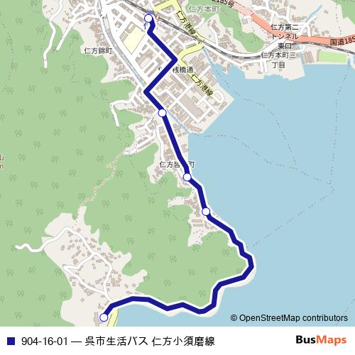 904-16-01 bus Line Map