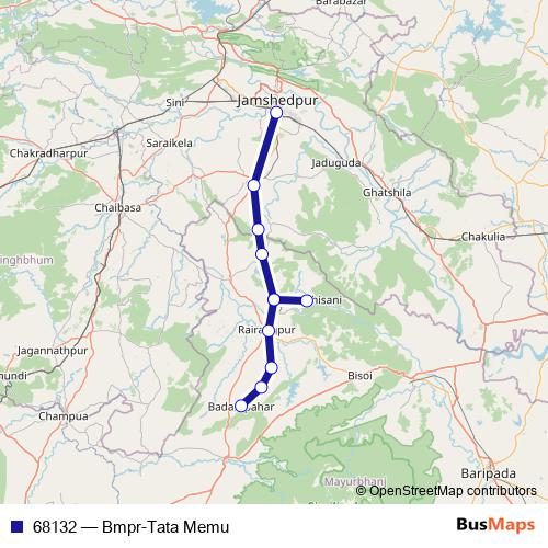 68132 rail Line Map