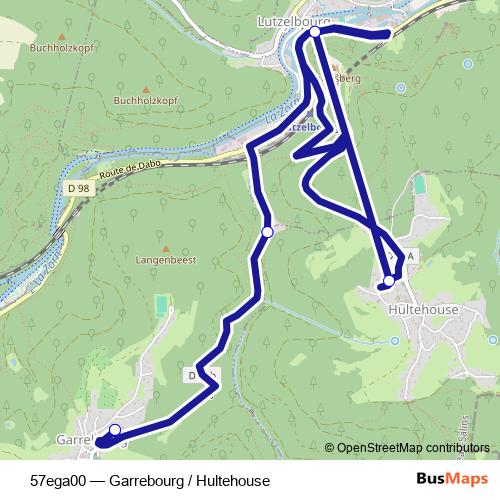57ega00 bus Line Map