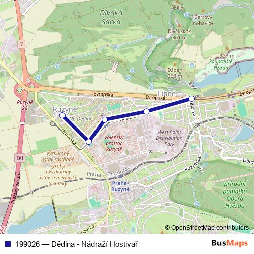 199026 tram Line Map