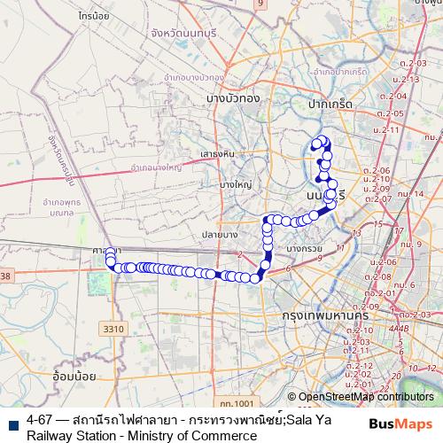 4-67 bus Line Map