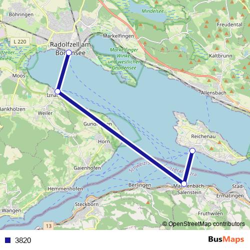 3820 ferry Line Map