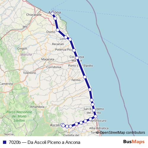 7020b rail Line Map
