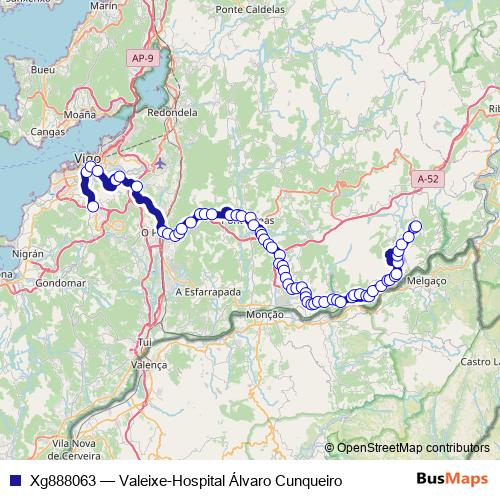 Xg888063 bus Line Map
