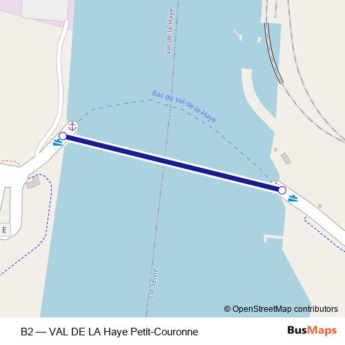 B2 ferry Line Map