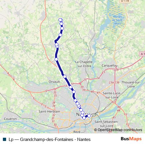 Lp bus Line Map