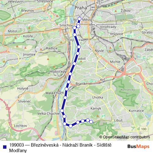 199003 tram Line Map
