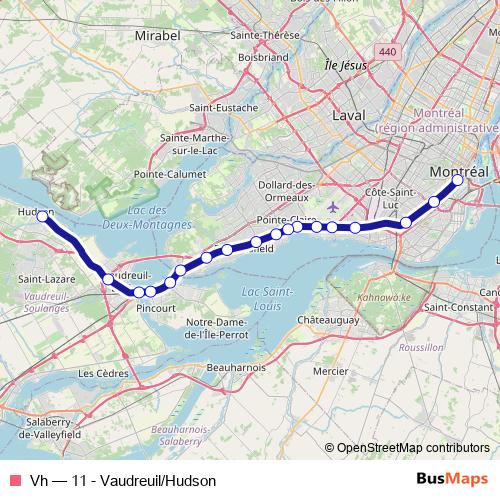 Vh rail Line Map