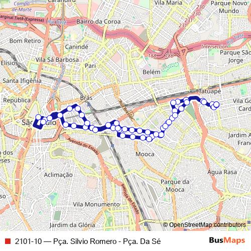 2101-10 bus Line Map