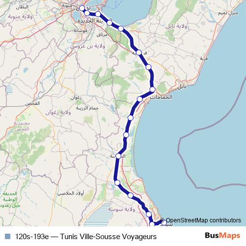 120s-193e rail Line Map