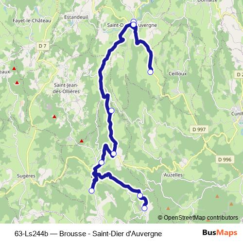 63-Ls244b bus Line Map
