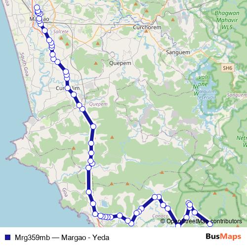 Mrg359mb bus Line Map