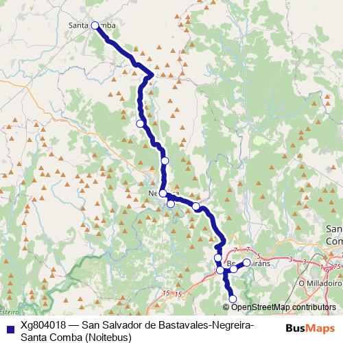 Xg804018 bus Line Map