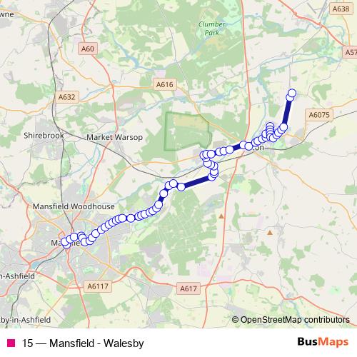 15 bus Line Map